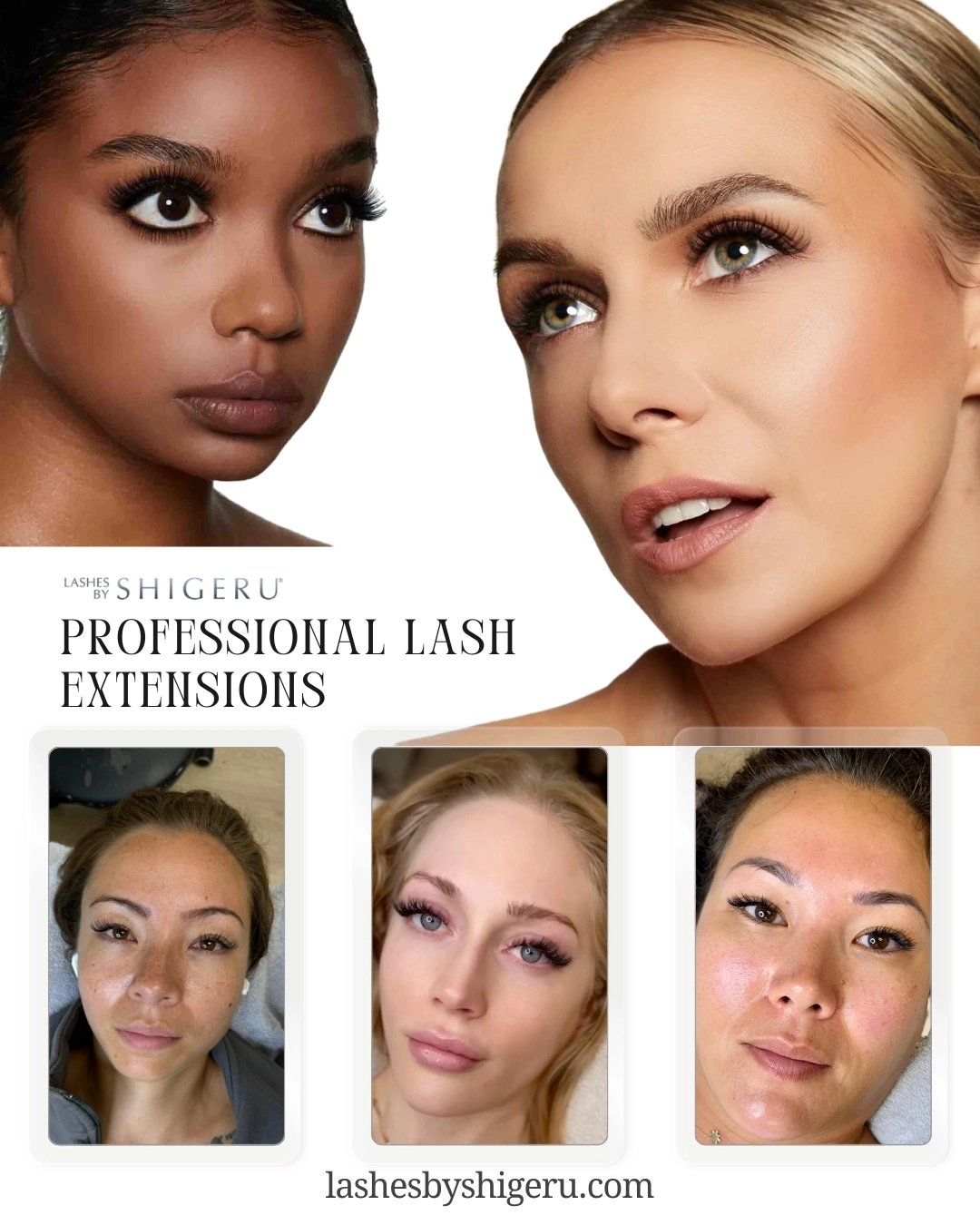 Lash enhancement and volume treatment at Lashes by Shigeru